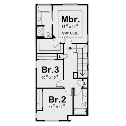 Second Floor for House Plan #402-01903