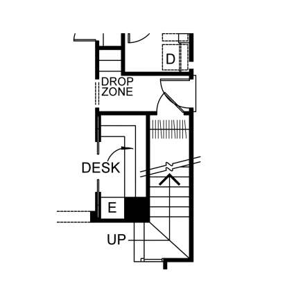 Alternate Main Floor Layout for House Plan #402-01903