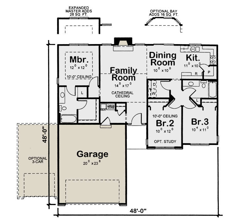 House Plan House Plan #35686 Drawing 1