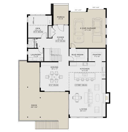 Main Floor  for House Plan #5984-00062