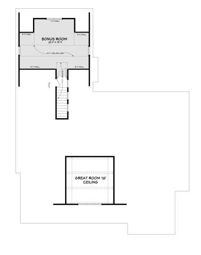 Bonus Room for House Plan #3125-00041