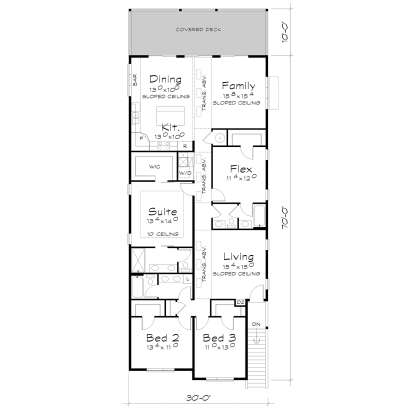 Main Floor for House Plan #402-01906