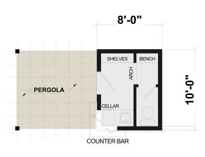 Main Floor for House Plan #034-01427
