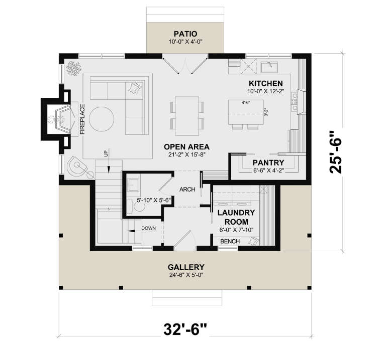 House Plan House Plan #35692 Drawing 1