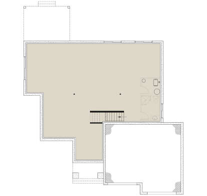Basement for House Plan #034-01429