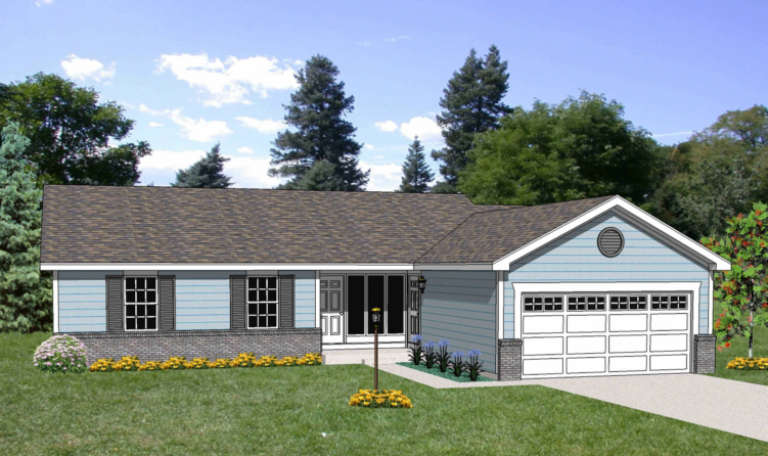 House Plan House Plan #3570 Front Elevation