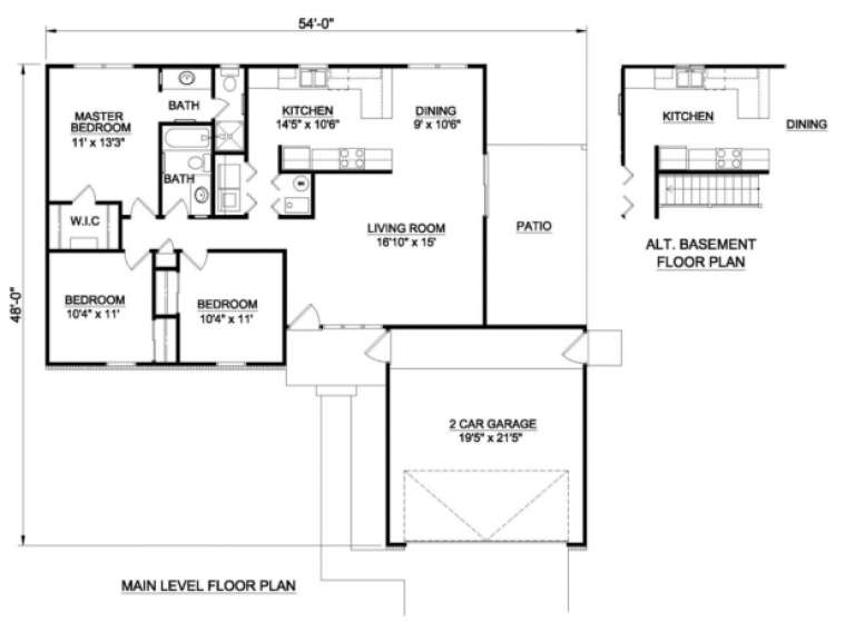 House Plan House Plan #3570 Drawing 1