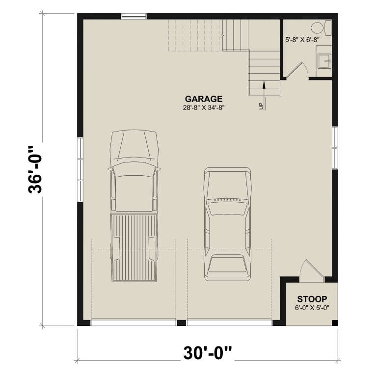 House Plan House Plan #35703 Drawing 1