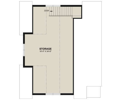 Storage Room for House Plan #034-01436
