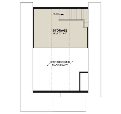 Storage Room for House Plan #034-01437