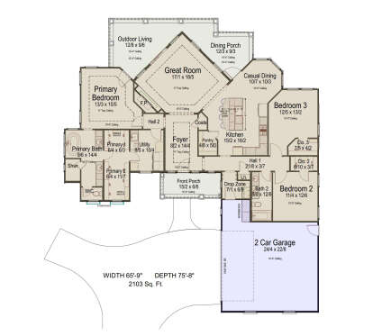 Main Floor for House Plan #8292-00025