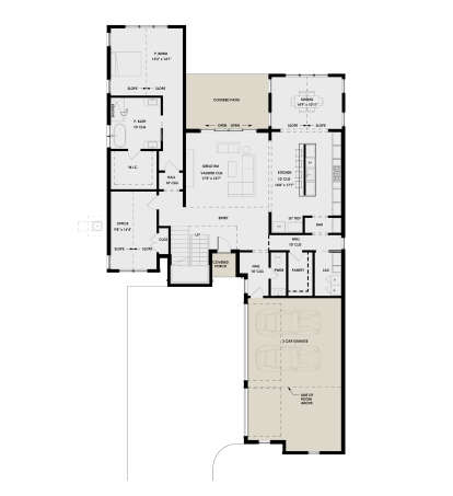 Main Floor for House Plan #9185-00043
