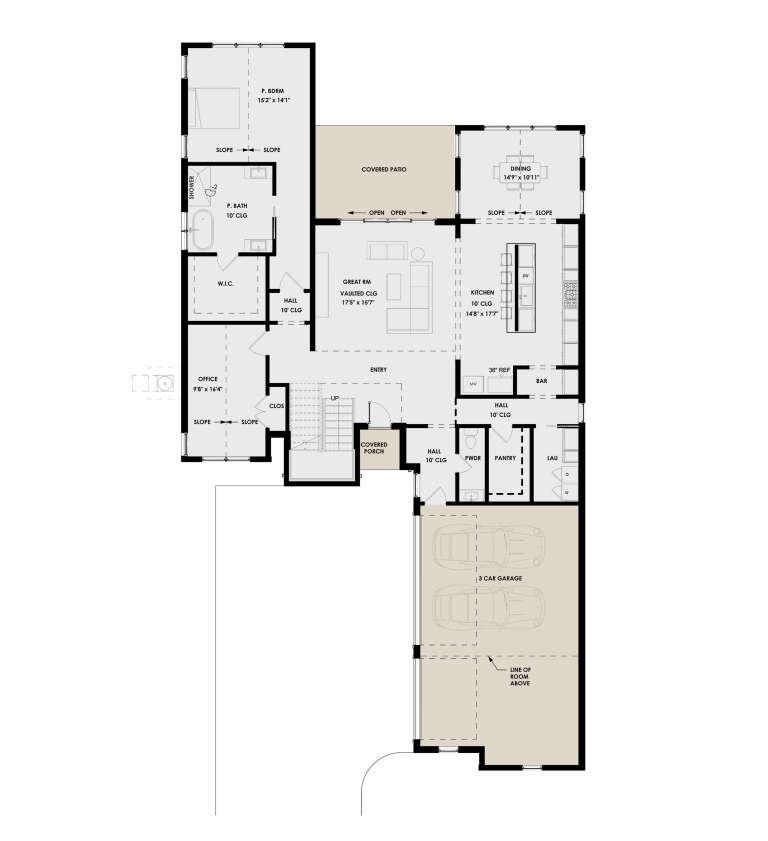 House Plan House Plan #35712 Drawing 1