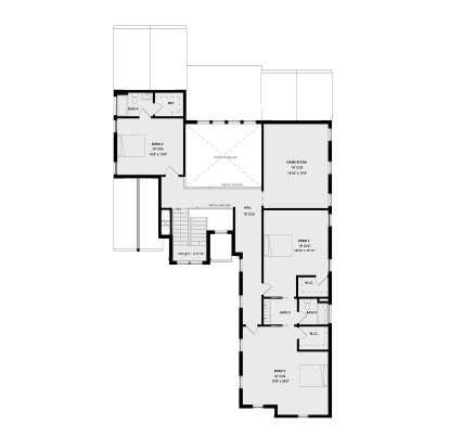 Second Floor for House Plan #9185-00043