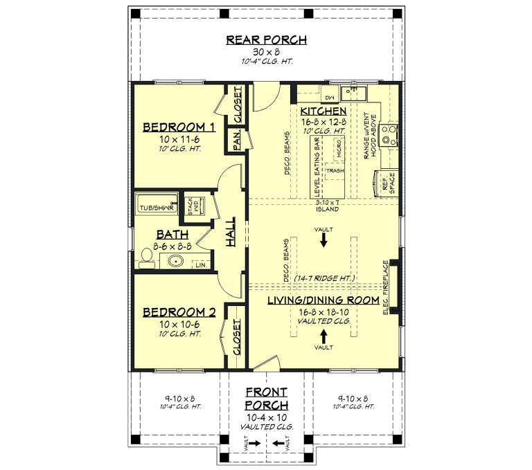House Plan House Plan #35713 Drawing 1