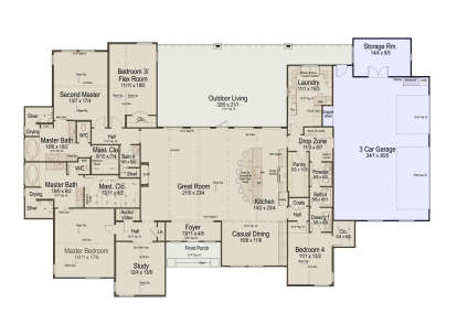 Main Floor for House Plan #8292-00032