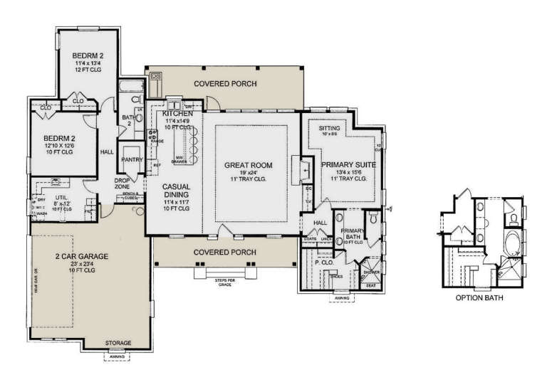 House Plan House Plan #35722 Drawing 1