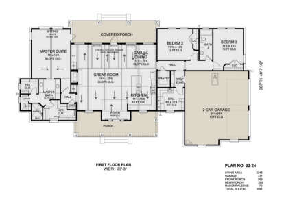 Main Floor for House Plan #8292-00037