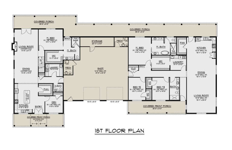 House Plan House Plan #35724 Drawing 1