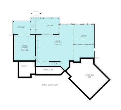 Basement for House Plan #699-00508