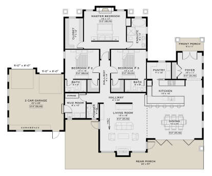 Main Floor  for House Plan #5984-00066