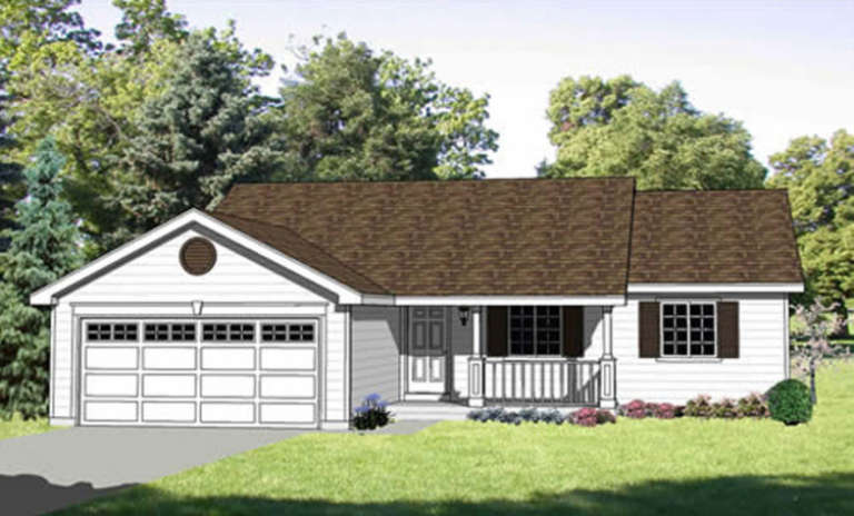 House Plan House Plan #3573 Front Elevation