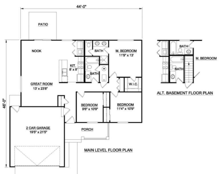 House Plan House Plan #3573 Drawing 1