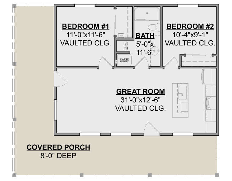 House Plan House Plan #35730 Drawing 1