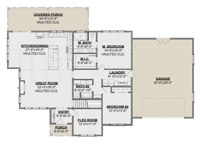 House Plan House Plan #35732 Drawing 1