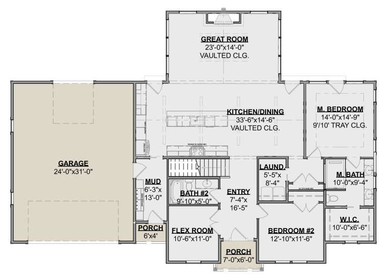 House Plan House Plan #35734 Drawing 1