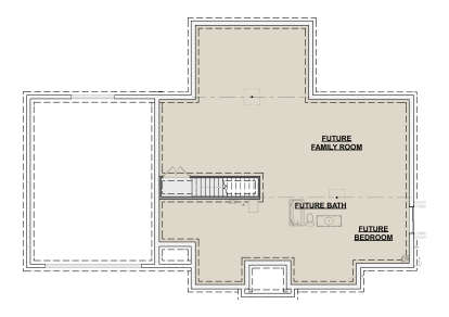 Basement for House Plan #1462-00229