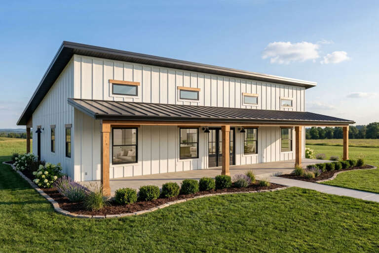 House Plan House Plan #35735 Angled Front Elevation