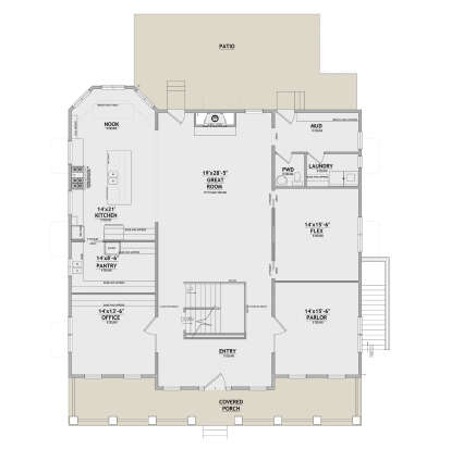 Main Floor  for House Plan #8768-00184