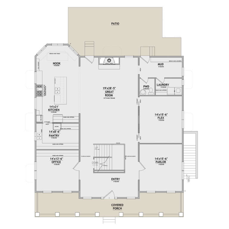 House Plan House Plan #35738 Drawing 1