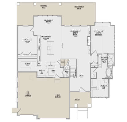 Main Floor  for House Plan #8768-00185