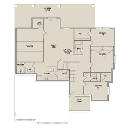 Basement  for House Plan #8768-00185
