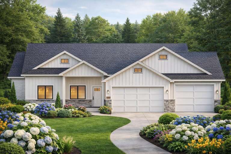 House Plan House Plan #35743 Front Elevation