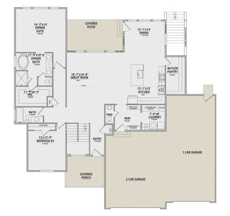 House Plan House Plan #35743 Drawing 1