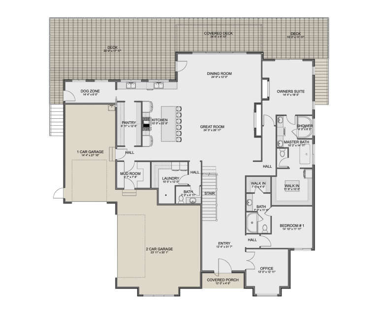 House Plan House Plan #35745 Drawing 1