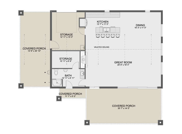 House Plan House Plan #35746 Drawing 1