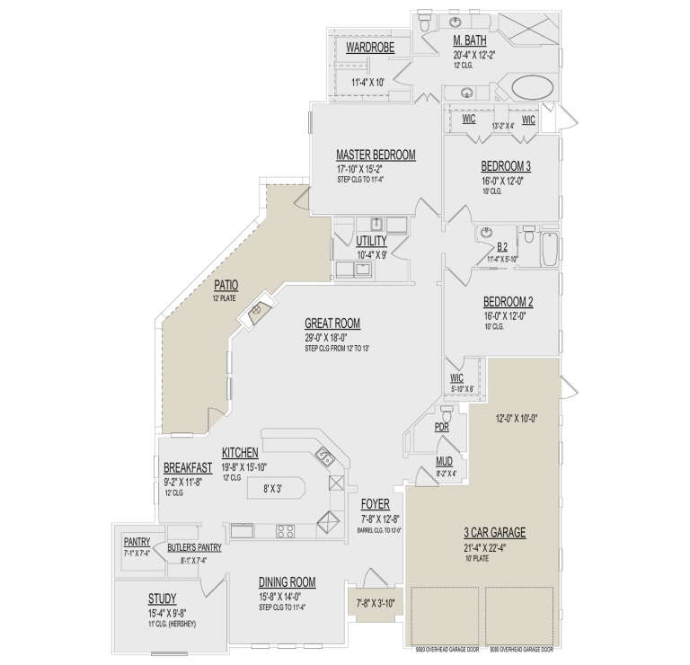 House Plan House Plan #35749 Drawing 1