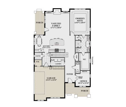 Main Floor  for House Plan #6849-00178