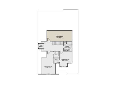 Second Floor for House Plan #6849-00178