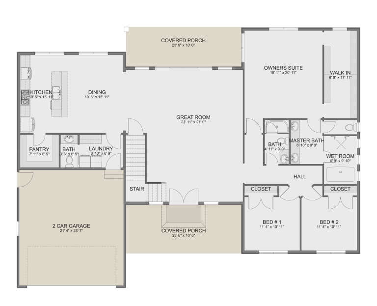 House Plan House Plan #35755 Drawing 1
