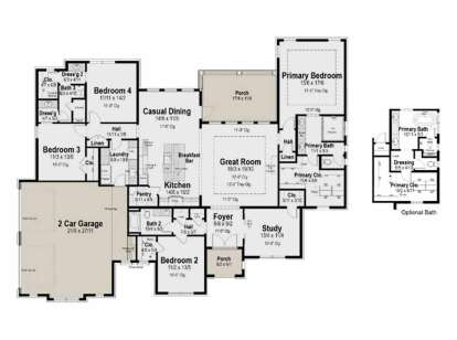 Main Floor  for House Plan #8292-00044