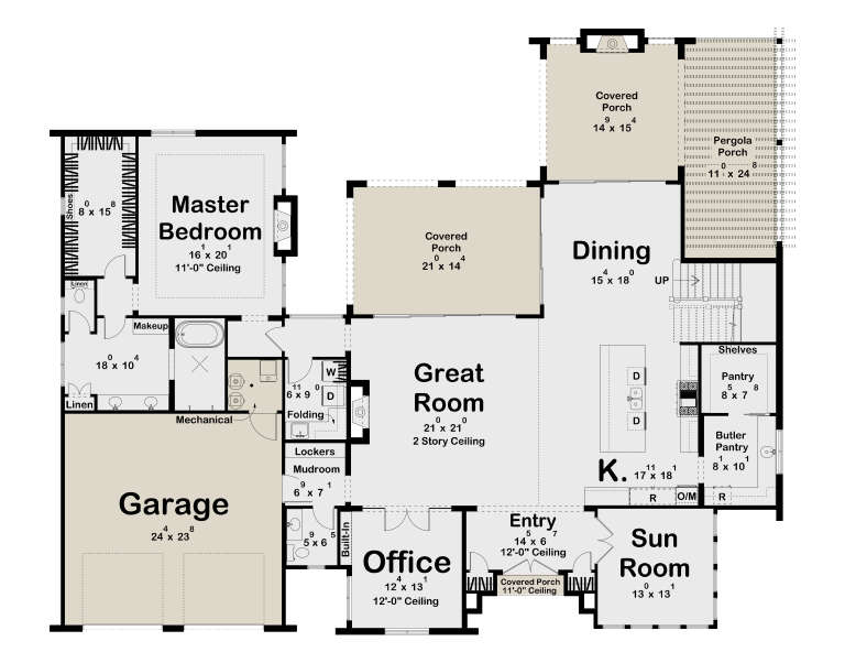 House Plan House Plan #35763 Drawing 1
