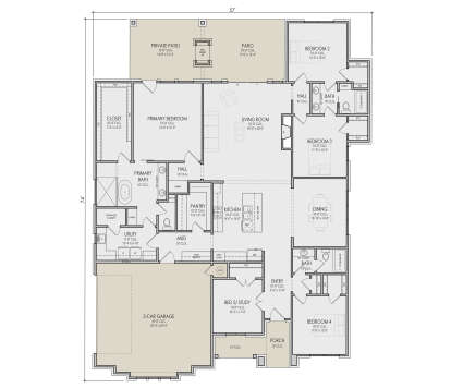 Main Floor  for House Plan #5105-00020