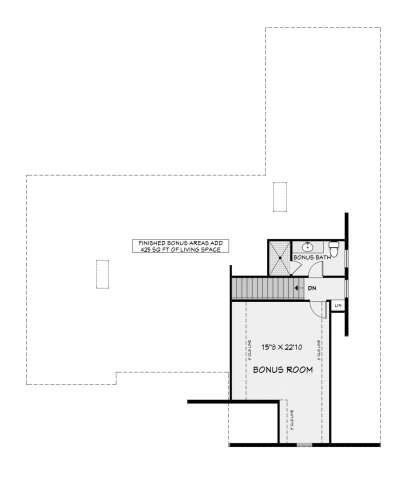 Bonus Room for House Plan #3125-00048