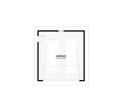 Detached Garage for House Plan #3125-00051