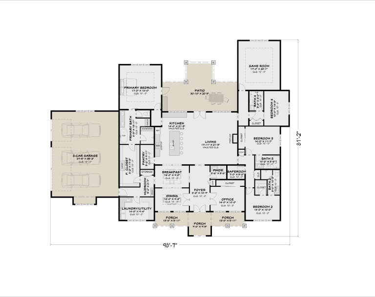 House Plan House Plan #35774 Drawing 1